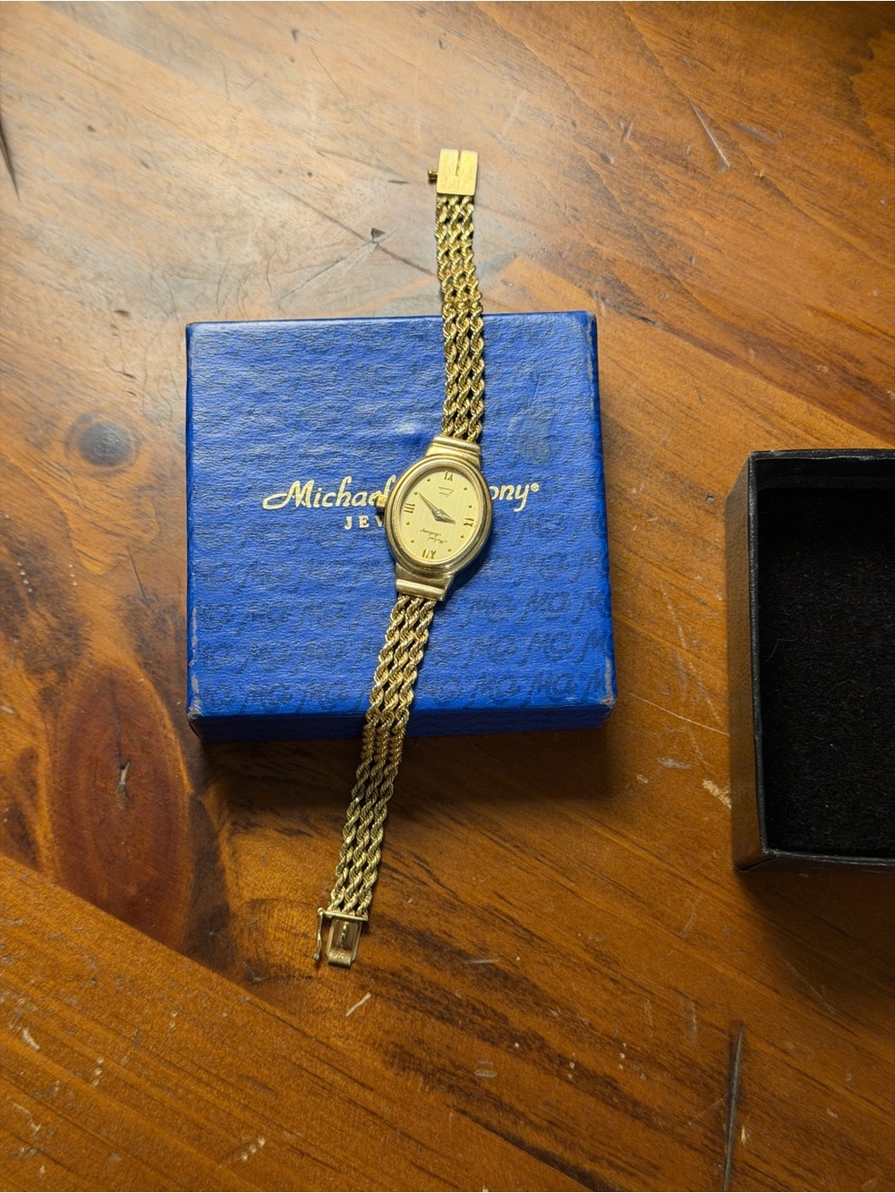 14K gold vintage Michael Anthony watch